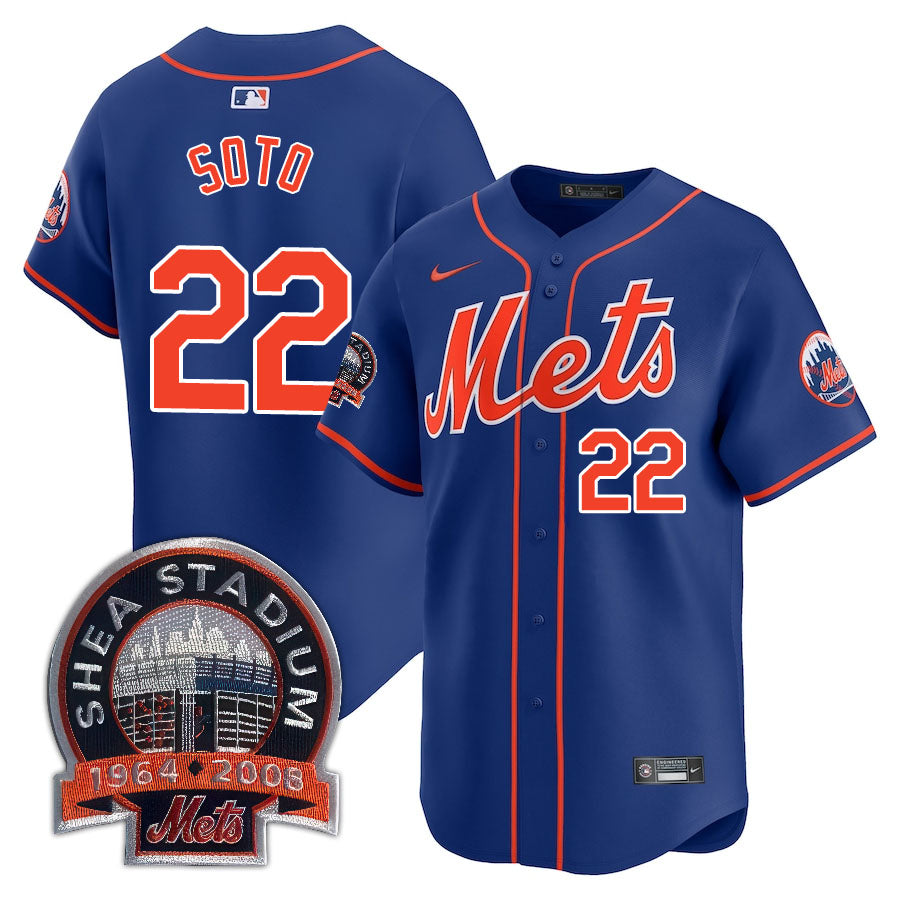 New York Mets Limited Jersey - 2008 Patch - All Stitched