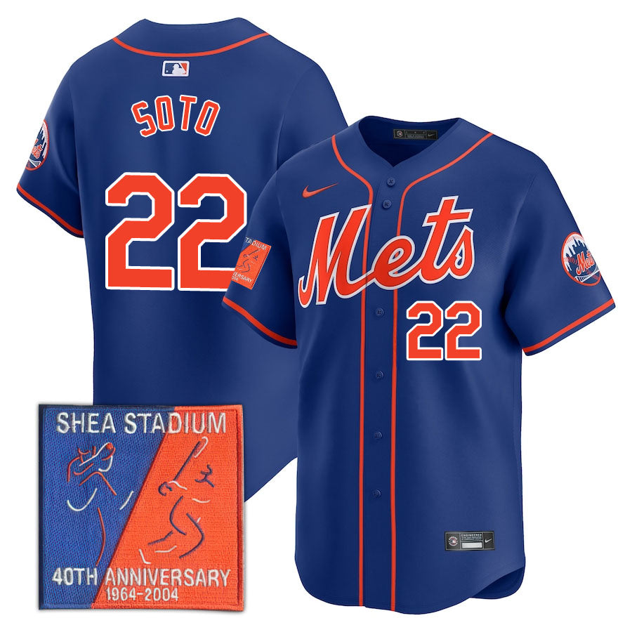 New York Mets Limited Jersey - 2004 Patch - All Stitched