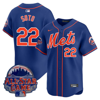 New York Mets Limited Jersey - 2013 Patch - All Stitched