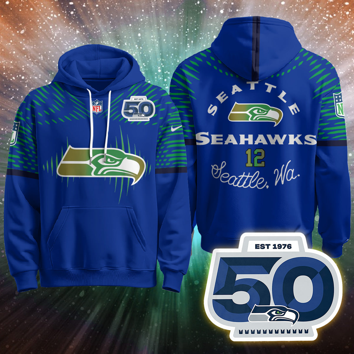 SEA Rivalries Vapor Limited Hoodie - Printed