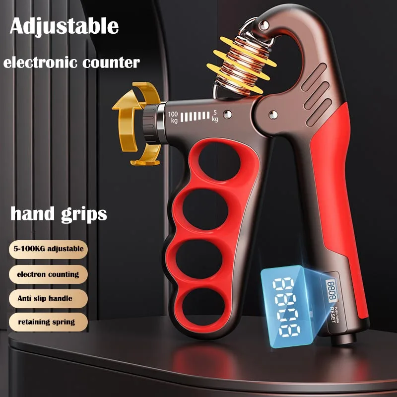 5-100kg Adjustable Grip Strength Trainer