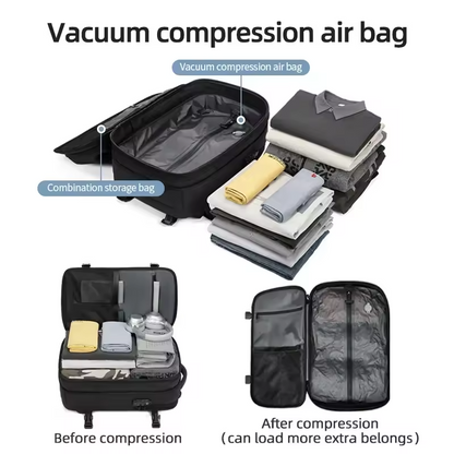 Large Capacity Travel Vacuum Compression Backpack