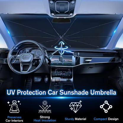 UV Protection Car Sunshade Umbrella with 360°Rotation