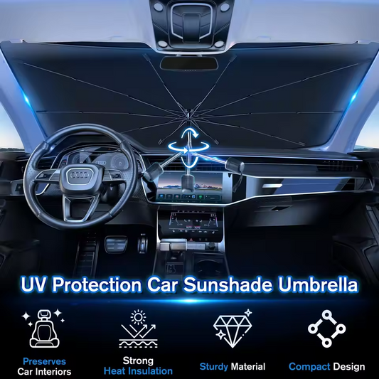 UV Protection Car Sunshade Umbrella with 360°Rotation