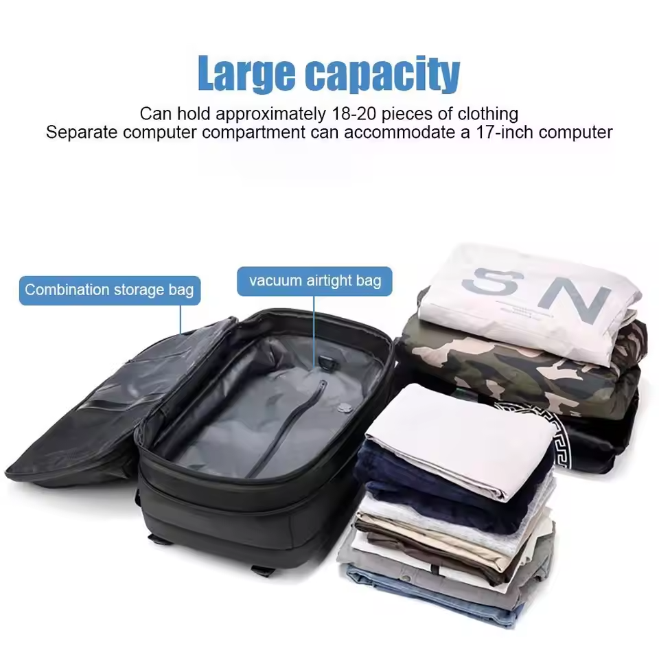 Large Capacity Travel Vacuum Compression Backpack