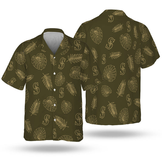 SEA Special Armed Forces Hawaiian Design Button Shirt V3