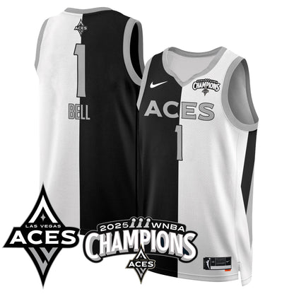 Las Vegas Aces 2025 WNBA Championship Jersey - All Stitched