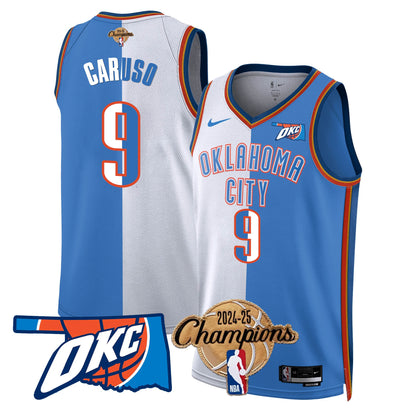 OKC 2024-25 Champions Jersey - All Stitched