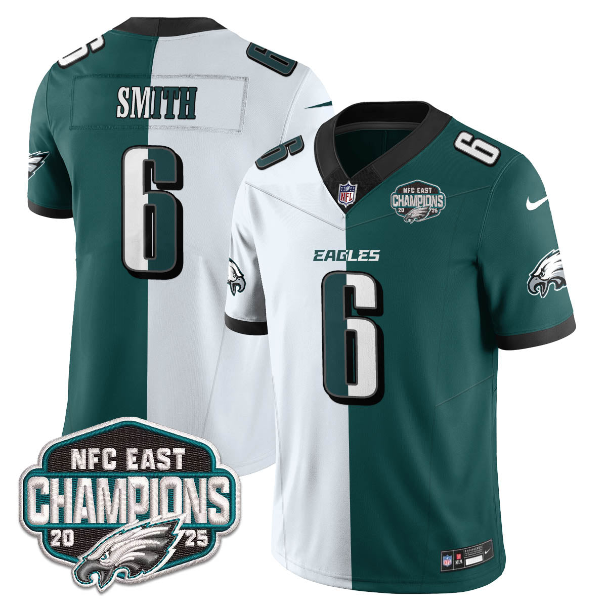 PHI NFC East Champions Vapor Limited Jersey - All Stitched