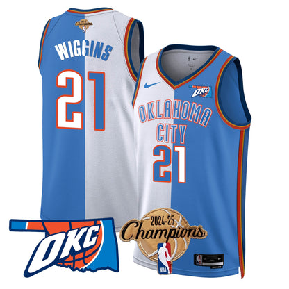 OKC 2024-25 Champions Jersey - All Stitched