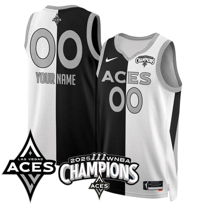 Las Vegas Aces 2025 WNBA Championship Jersey - All Stitched