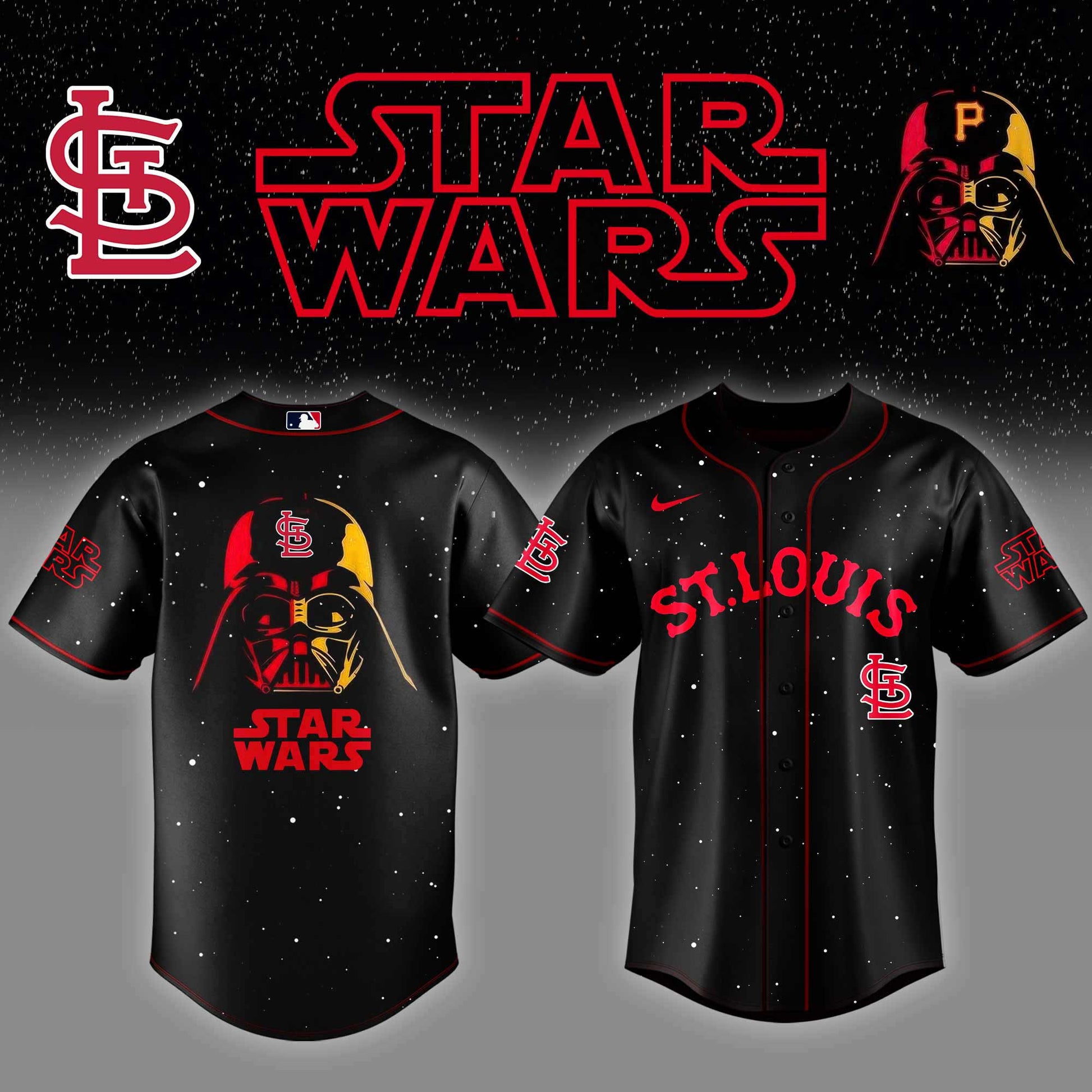 St.Louis Cardinals x Stars Wars Night Baseball Jersey Editions Limited