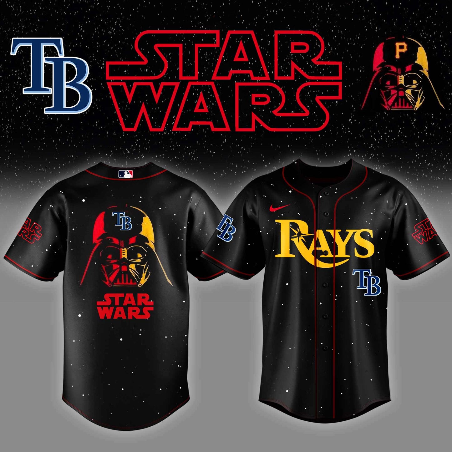 Tampa Bay Rays x Stars Wars Night Baseball Jersey Editions Limited