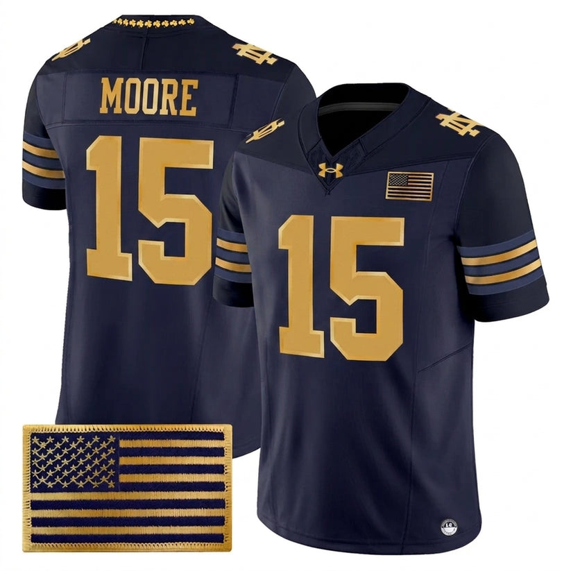 ND 2026 Shamrock Series Football Vapor Jersey - Stitched