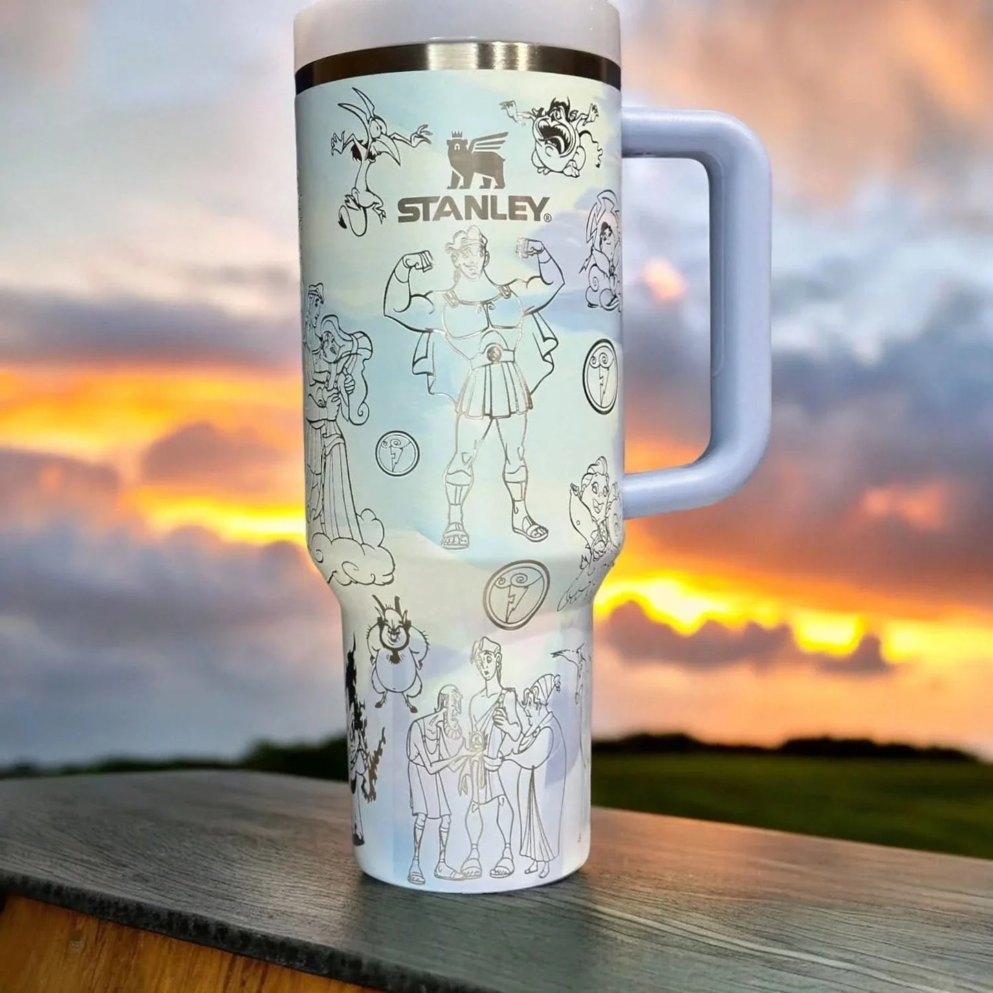 40 Oz DN Legendary Hercules Inspired Cool Serene Tumbler TZ11