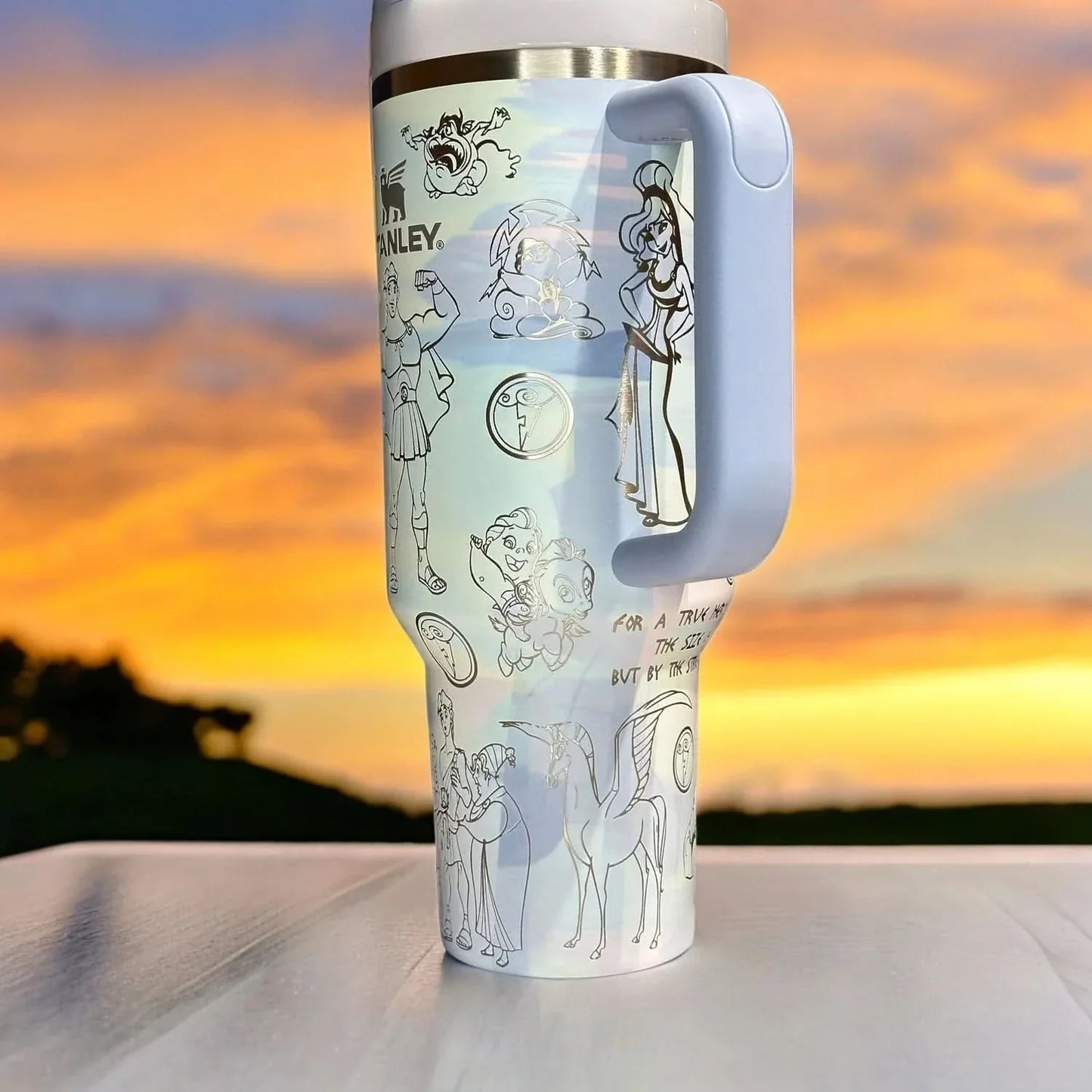 40 Oz DN Legendary Hercules Inspired Cool Serene Tumbler TZ11