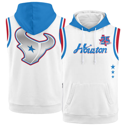 HOU Star Edition Sleeveless Hoodie Tank Top - Printed