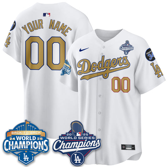 Custom LAD 2025 World Series Champions Jersey - All Stitched N2