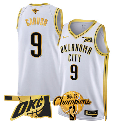 OKC 2024-25 Champions Jersey - All Stitched