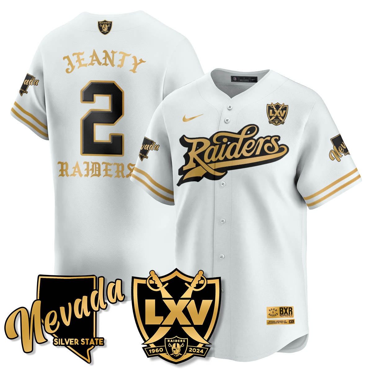 LVR Born x Raised Baseball Jersey - All Stitched