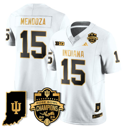 Indiana H Vapor Limited Football Gold Jersey - Rose Bowl Champions - All Stitched
