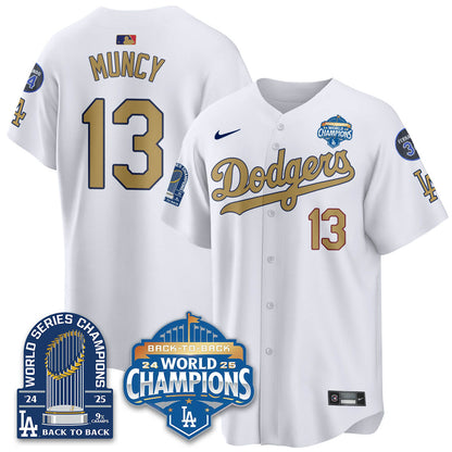 LAD 2025 World Series Champions Jersey - 9x Champs - All Stitched N2