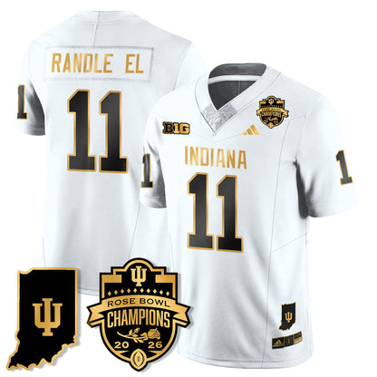 Indiana H Vapor Limited Football Gold Jersey - Rose Bowl Champions - All Stitched