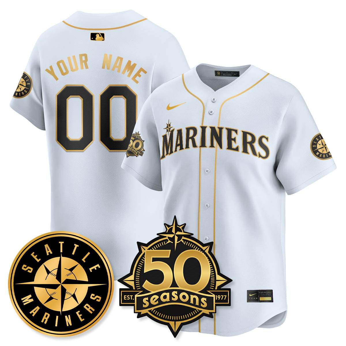 SEA Vapor Premier Limited Jersey - 50th Anniversary - All Stitched
