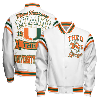MIA "The U" Limited Edition Varsity Jacket - Printed