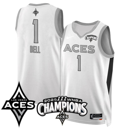 Las Vegas Aces 2025 WNBA Championship Jersey - All Stitched