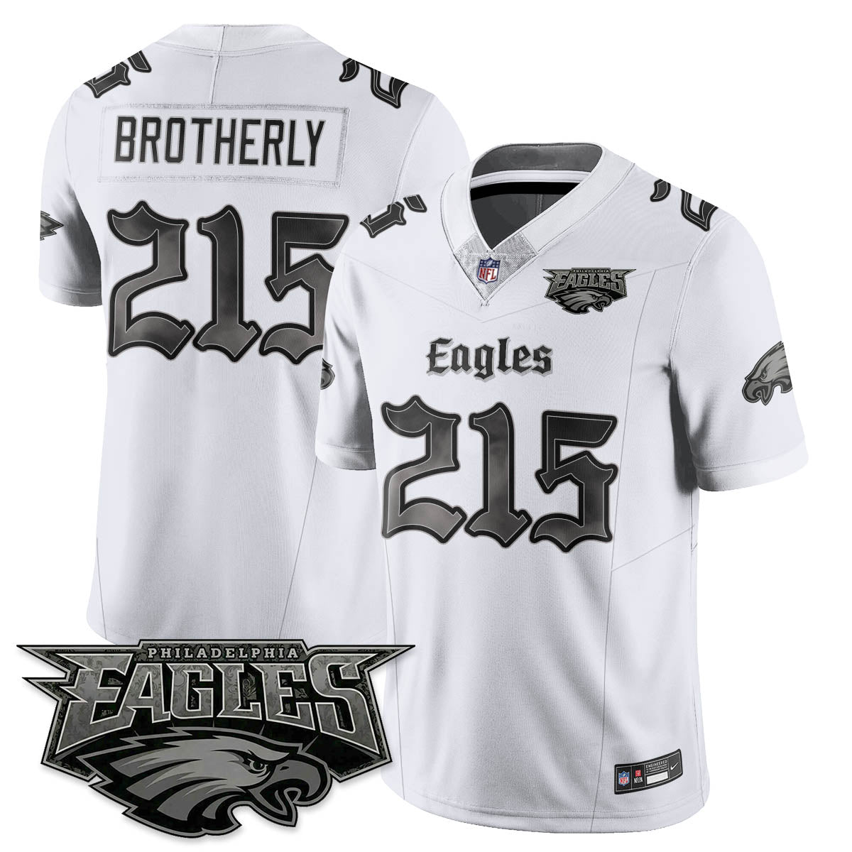 PHI 'Dark Gothic Philly' Vapor Limited Jersey - All Stitched
