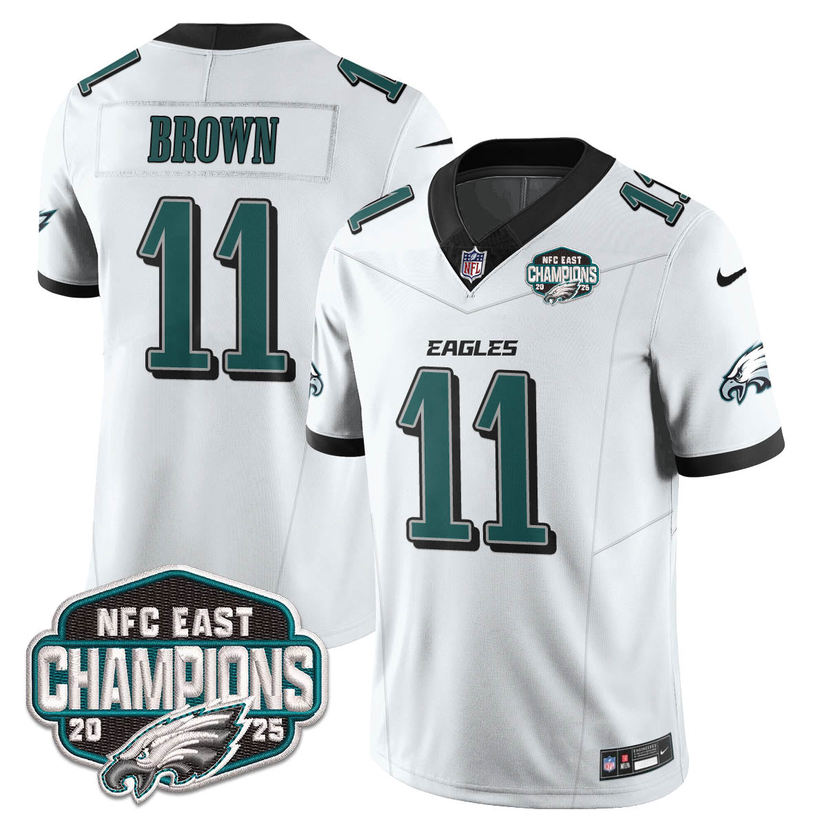 PHI NFC East Champions Vapor Limited Jersey - All Stitched