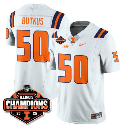 ILL Football 2025 Music City Bowl Champions Limited Jersey - All Stitched