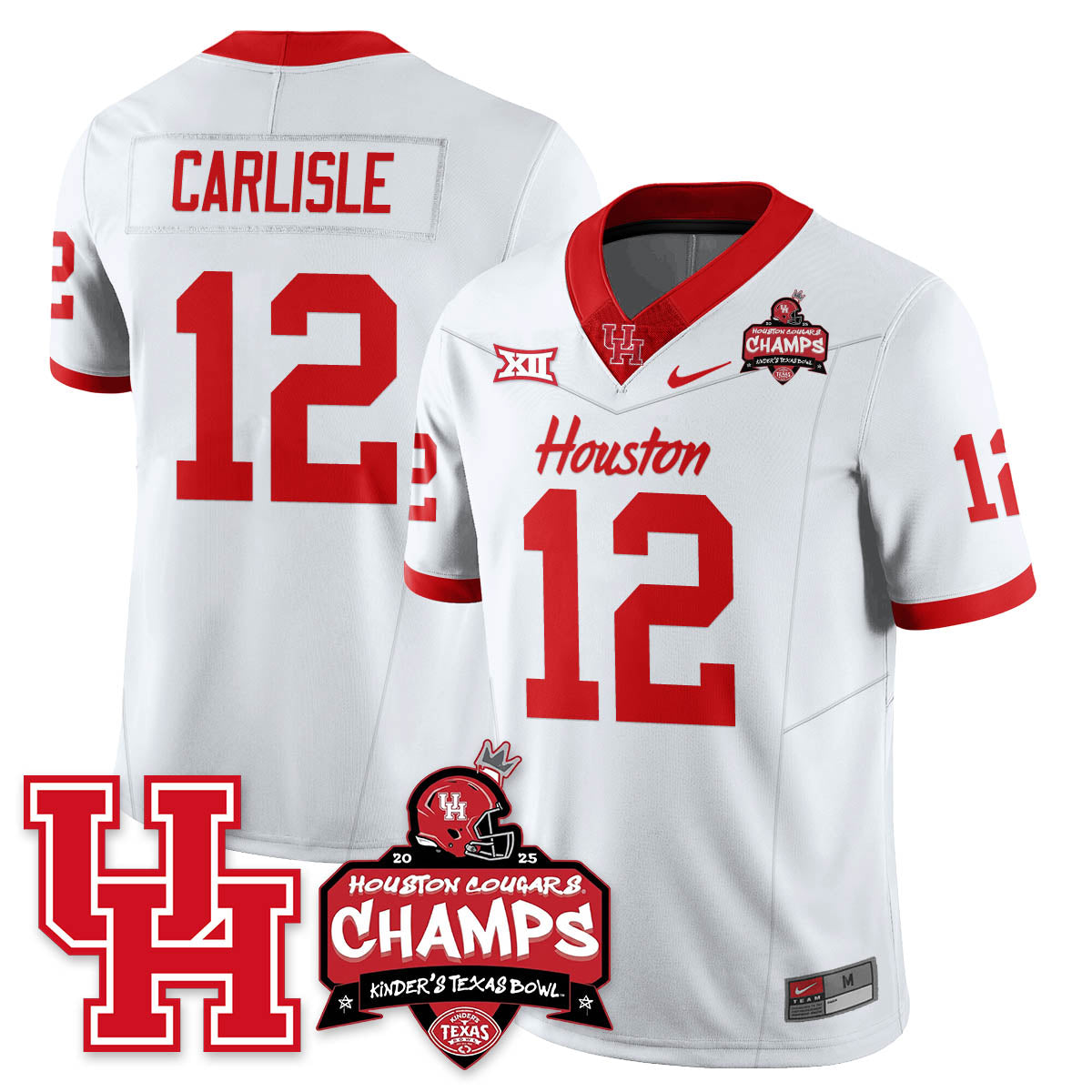 HCG Football 2025 Kinder's Texas Bowl Champions Jersey - All Stitched