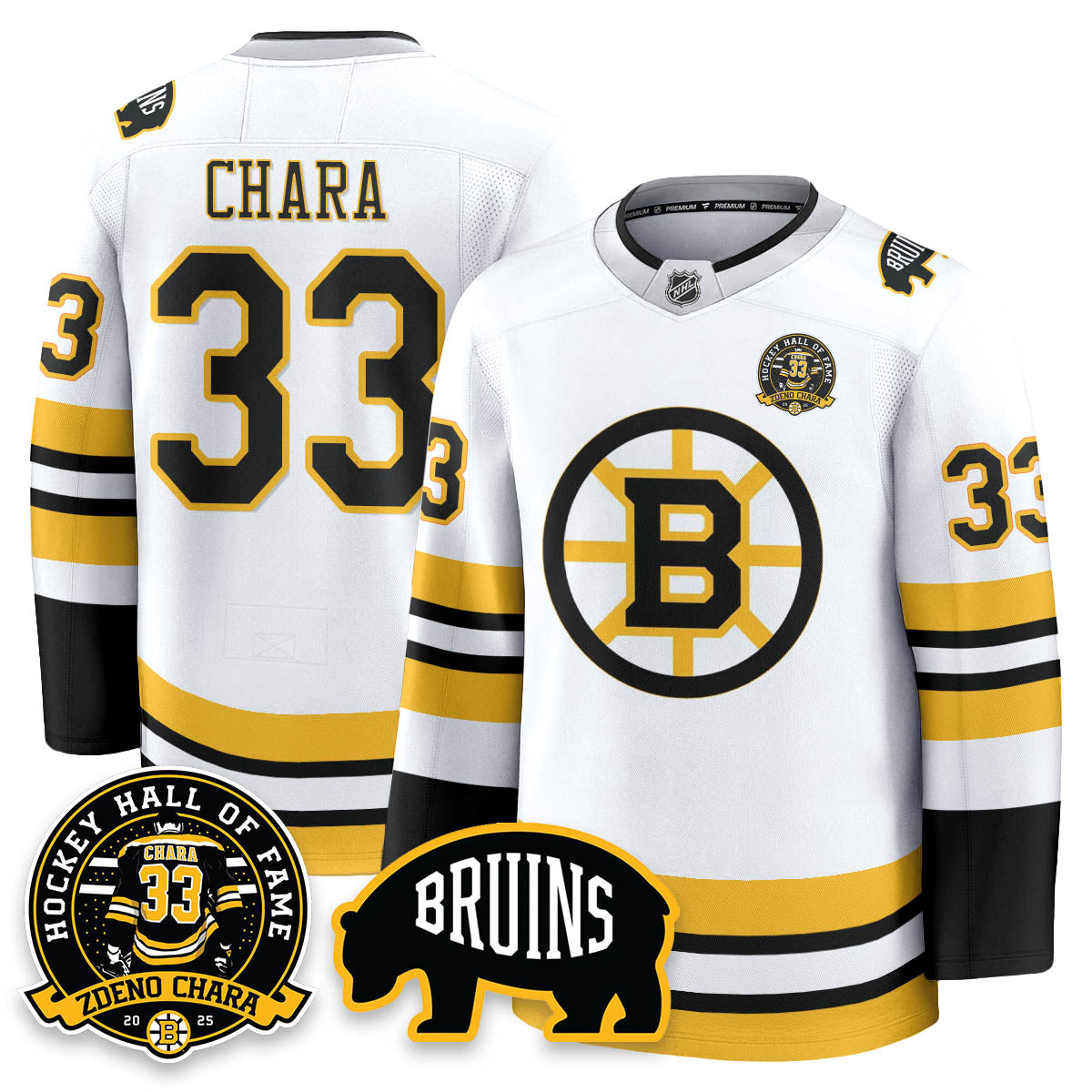 BOS Premium Hockey Jersey - Zdeno Chara HOF - All Stitched