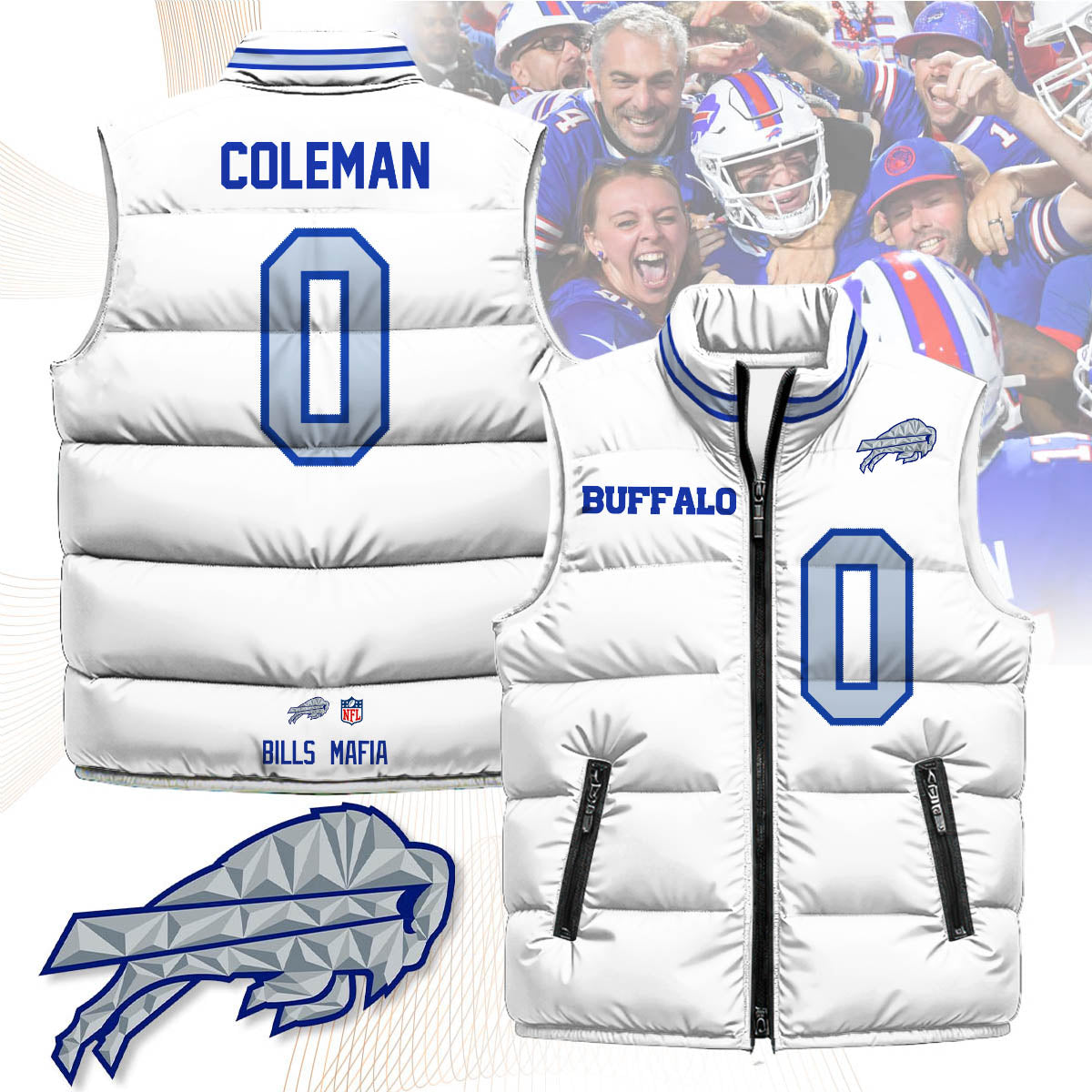 Buffalo Bills Rivalry Series Puffer Vest