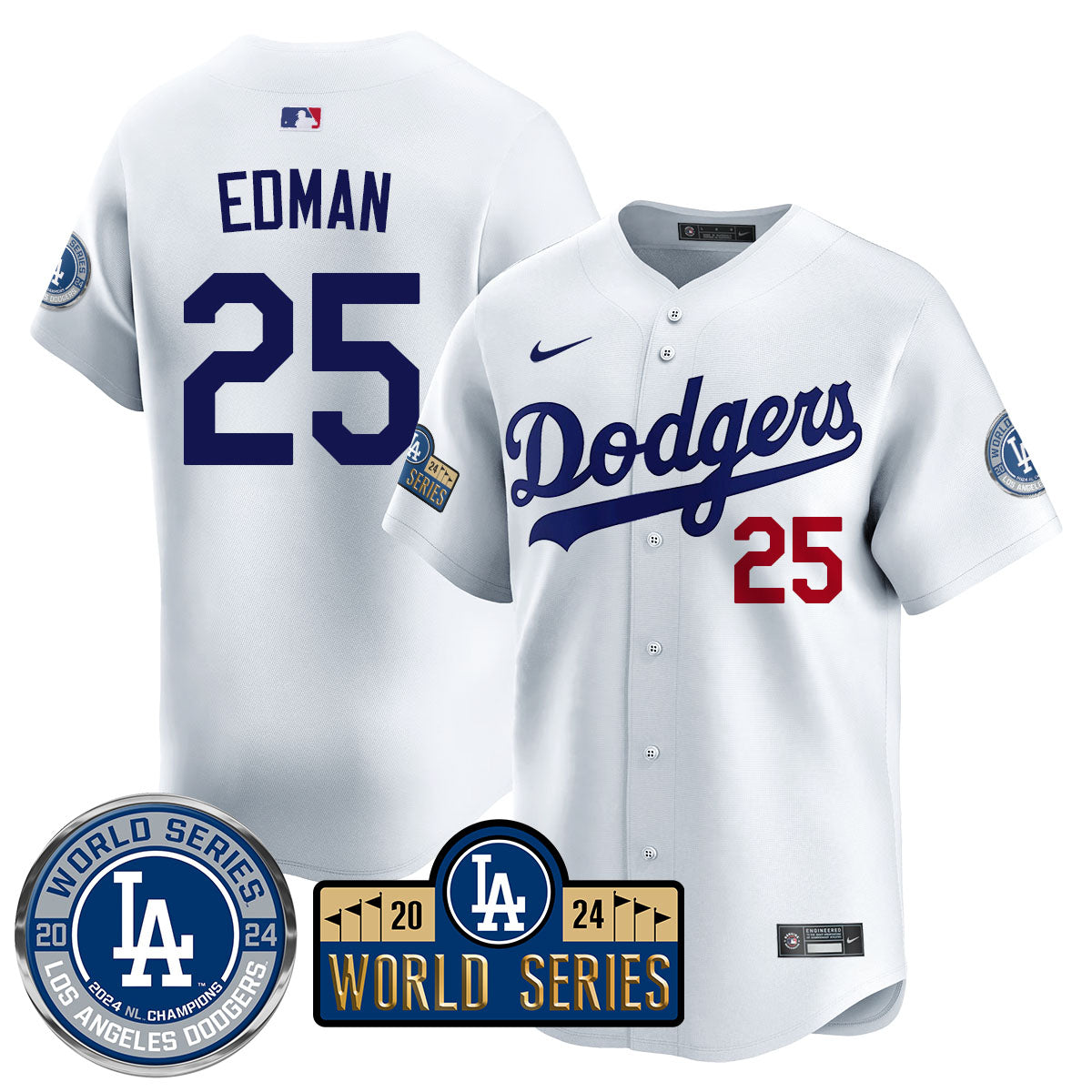 LAD World Series 2024 Jersey - All Stitched