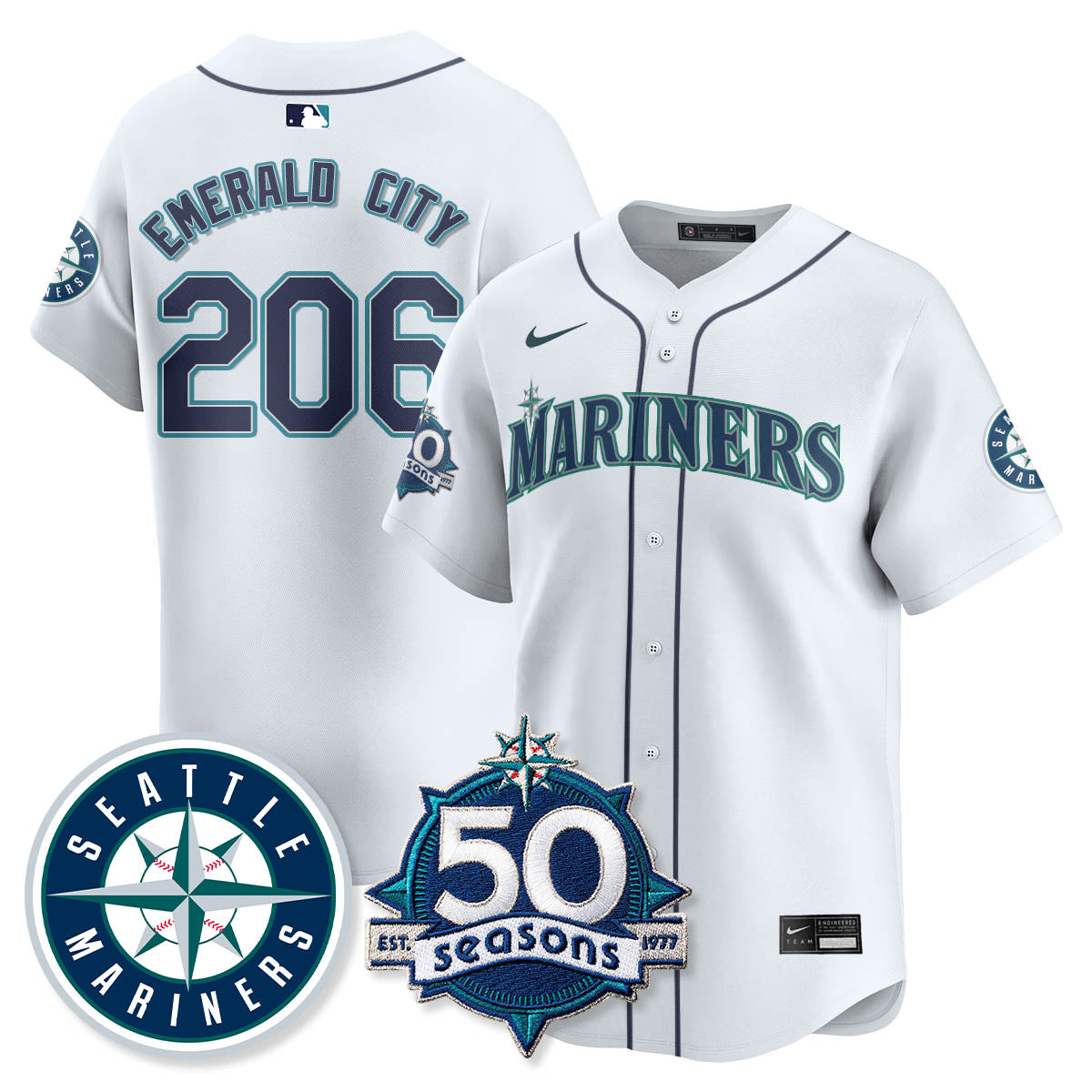 SEA Vapor Premier Limited Jersey - 50th Anniversary - All Stitched