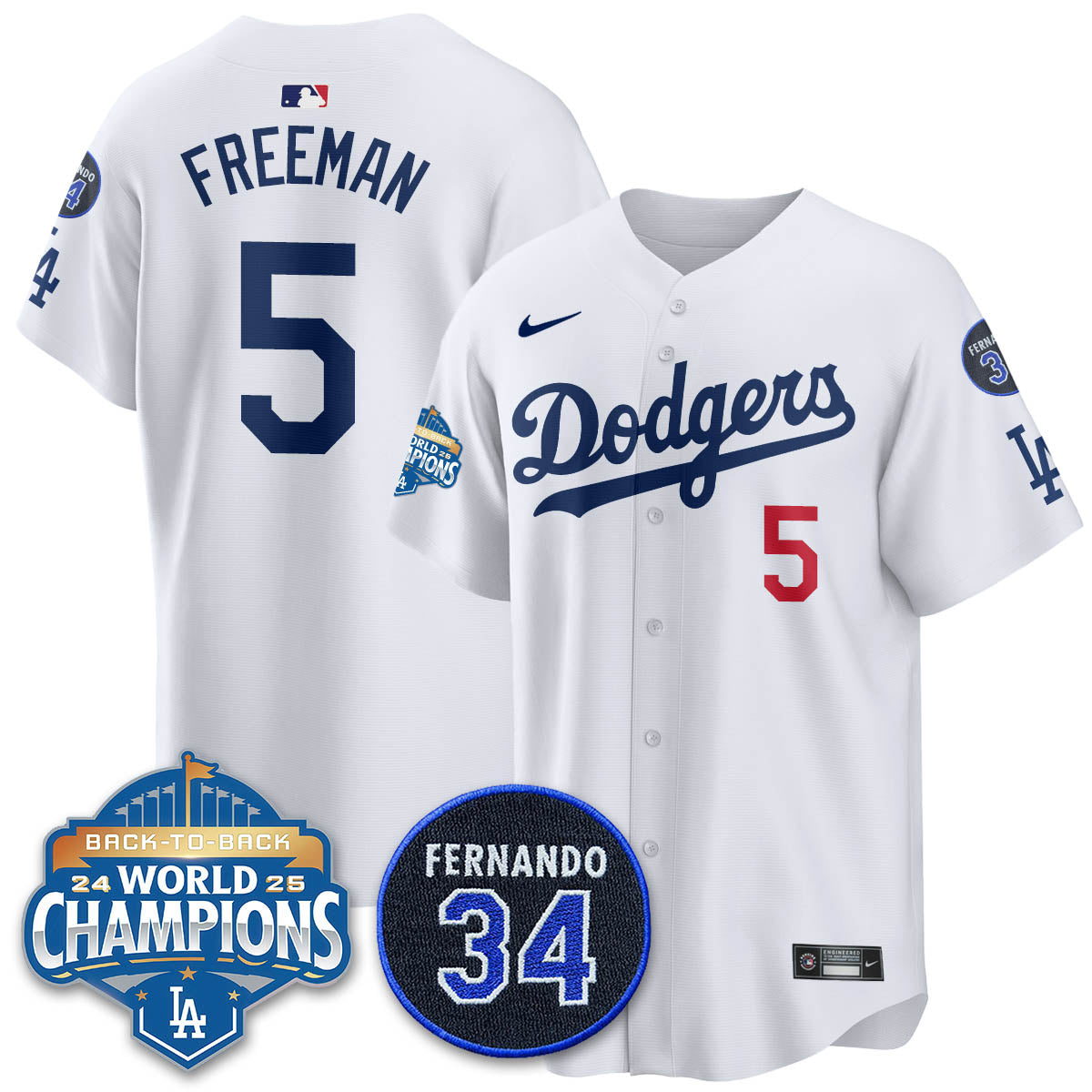 LAD 2025 Back To Back Champions Jersey - All Stitched