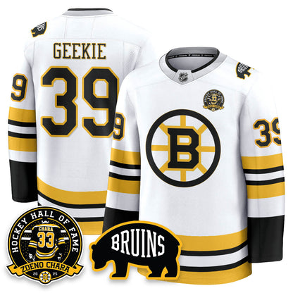 BOS Premium Hockey Jersey - Zdeno Chara HOF - All Stitched