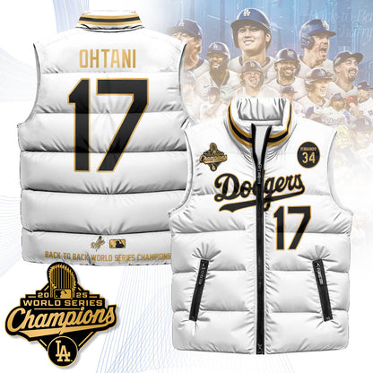 LAD 2025 World Series Champions Puffer Vest