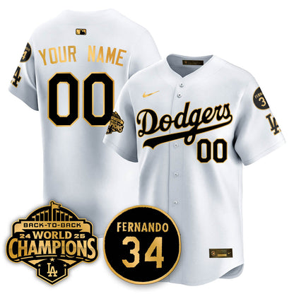 LAD 2025 Back To Back Champions Custom Jersey - All Stitched
