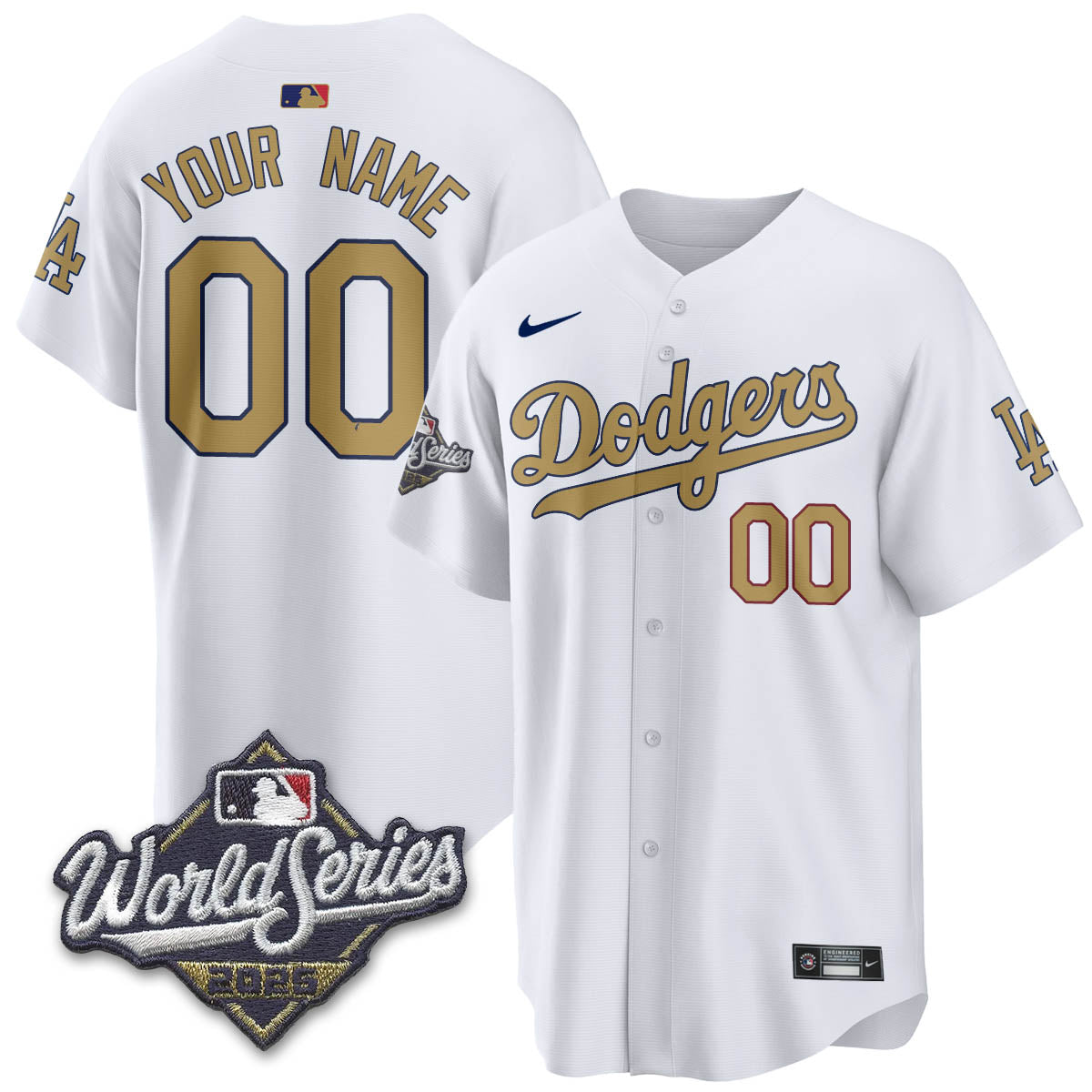 Custom LAD 2025 World Series Jersey - All Stitched