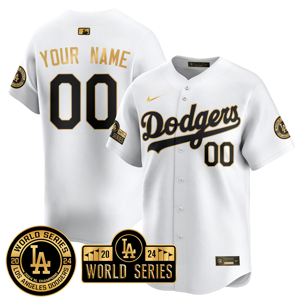 LAD World Series 2024 Custom Jersey - All Stitched