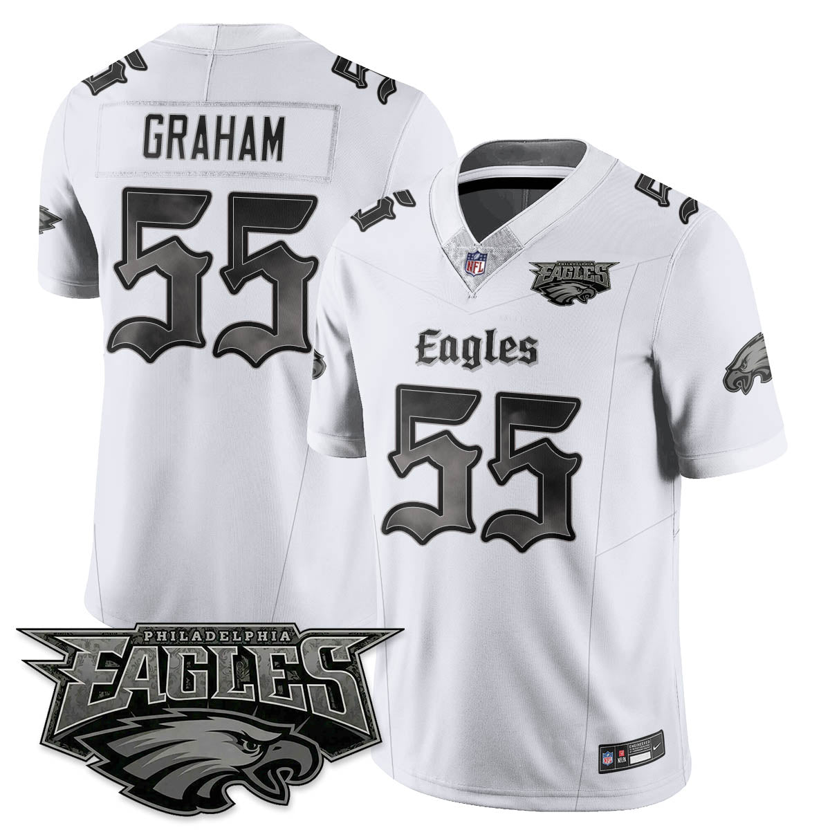 PHI 'Dark Gothic Philly' Vapor Limited Jersey - All Stitched
