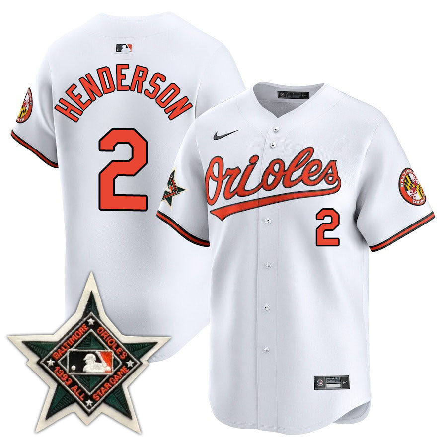 Baltimore Orioles Limited Jersey - 1993 Patch - All Stitched
