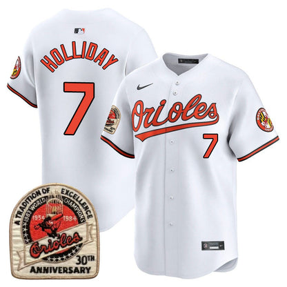 Baltimore Orioles Limited Jersey - 1984 Patch - All Stitched