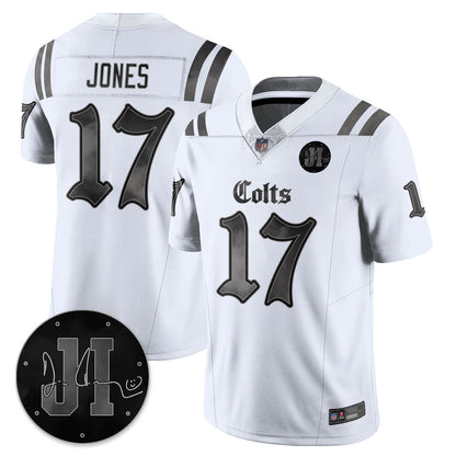 IND 'Dark Gothic' Vapor Limited Jersey - Jim Irsay Patch - All Stitched
