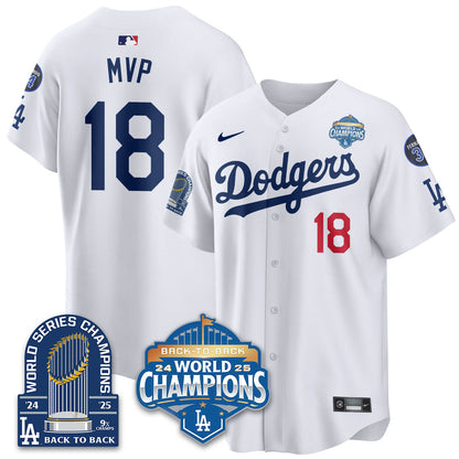 LAD 2025 World Series Champions Jersey - 9x Champs - All Stitched N2