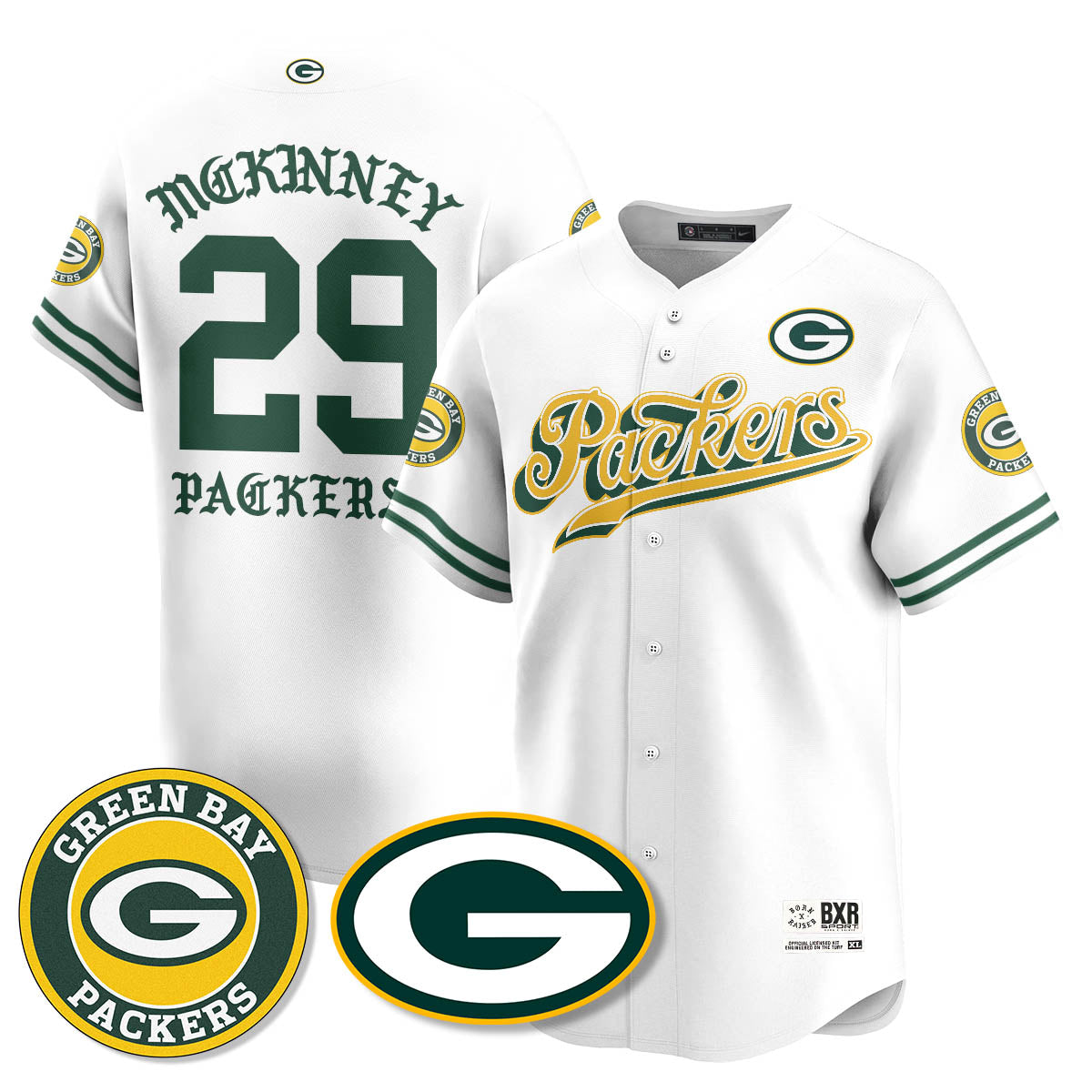 GB Born x Raised Baseball Jersey - All Stitched